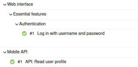 Allure Report suites tab nesting